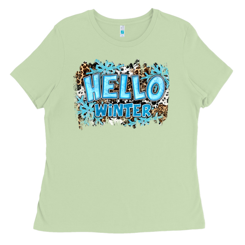Hello Winter Ladies Tee by RanaPortraitStore | Teevron