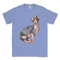 Colony Blue Sphynx Cat Classic Tee - LillyAllenDesigns