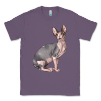 Lavender Sphynx Cat Classic Tee - LillyAllenDesigns