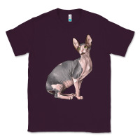 Plum Sphynx Cat Classic Tee - LillyAllenDesigns