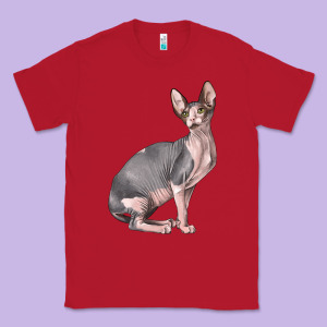 Sphynx Cat Classic Tee Designed By Lillyallendesigns