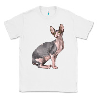 White Sphynx Cat Classic Tee - LillyAllenDesigns