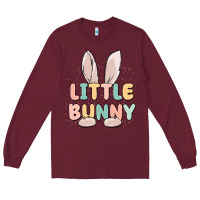 Burgundy little bunny malias Long Sleeve Tee - MaliasSmallBusiness