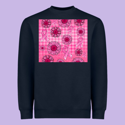 Breast Cancer Heavyweight Sweatshirt Designed By Jasminsmagicworld