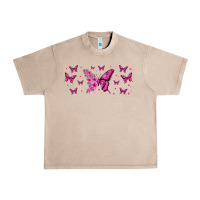 French Oak floral breast cancer butterfly Urban Heavy Tee - Jasminsmagicworld
