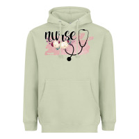 Matcha Nurse Floral Heavyweight Hoodie - Bettercallsaul