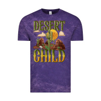 Cloud Purple desert child cactus Vintage Tee - NancyCooperArtShop