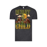 Vintage Black desert child cactus Vintage Tee - NancyCooperArtShop