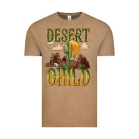 Vintage Coffee desert child cactus Vintage Tee - NancyCooperArtShop