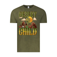 Vintage Olive desert child cactus Vintage Tee - NancyCooperArtShop