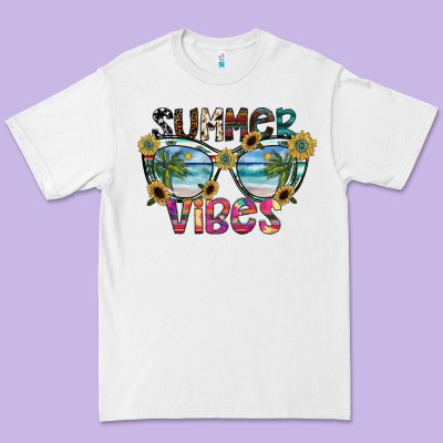 Summer Vibes Premium Tee Designed By Sublimationcraftshop