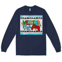 Navy weekend plans Long Sleeve Tee - JahusDesignShop