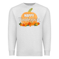 Oatmeal Heather Happy Thanksgiving Premium Sweatshirt - Bettercallsaul
