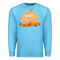 Ocean Blue Happy Thanksgiving Premium Sweatshirt - Bettercallsaul
