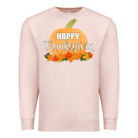 Pale Pink Happy Thanksgiving Premium Sweatshirt - Bettercallsaul