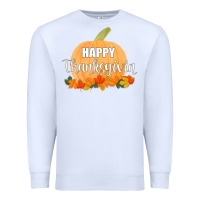 White Happy Thanksgiving Premium Sweatshirt - Bettercallsaul