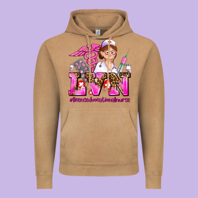 Lvn Licensed Vocational Nurse Vintage Hoodie Designed By Adodesignshop