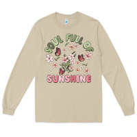 Mushroom soul full of sunshine Long Sleeve Tee - MaliasSmallBusiness