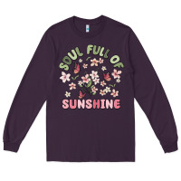 Plum soul full of sunshine Long Sleeve Tee - MaliasSmallBusiness