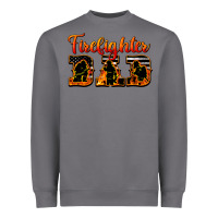 Storm American Flag Firefighter Dad Heavyweight Sweatshirt - LillyAllenDesigns
