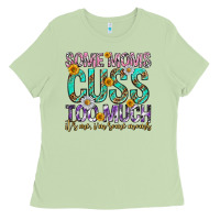 Matcha some moms cuss too much mothers day Ladies Tee - texasbilliewilder