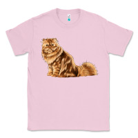 Bubblegum Pink Persian Cat Classic Tee - LillyAllenDesigns