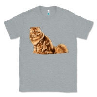 Heather Grey Persian Cat Classic Tee - LillyAllenDesigns