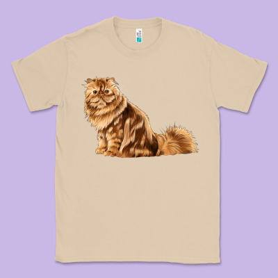 Persian Cat Classic Tee Designed By Lillyallendesigns