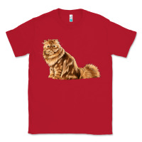 Red Persian Cat Classic Tee - LillyAllenDesigns
