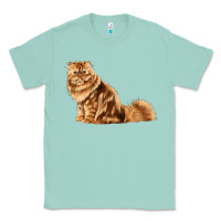 Seafoam Persian Cat Classic Tee - LillyAllenDesigns
