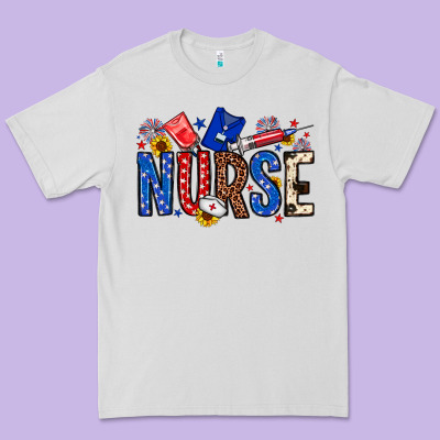 American Nurse Premium Tee Designed By Neo Western