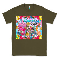 Army Green summer vibes with sweet tea Classic Tee - CowhideDigitalArt