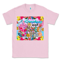 Bubblegum Pink summer vibes with sweet tea Classic Tee - CowhideDigitalArt