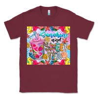 Burgundy summer vibes with sweet tea Classic Tee - CowhideDigitalArt