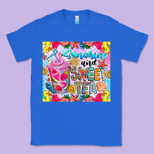 Summer Vibes With Sweet Tea Classic Tee Designed By Cowhidedigitalart