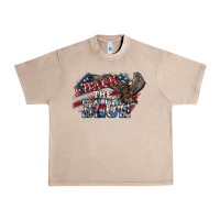 French Oak i back the blue eagle Urban Heavy Tee - NancyCooperArtShop
