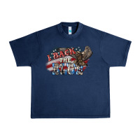 Navy i back the blue eagle Urban Heavy Tee - NancyCooperArtShop