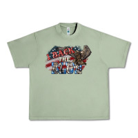 Oil Green i back the blue eagle Urban Heavy Tee - NancyCooperArtShop
