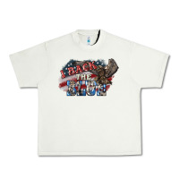 Pistachio i back the blue eagle Urban Heavy Tee - NancyCooperArtShop