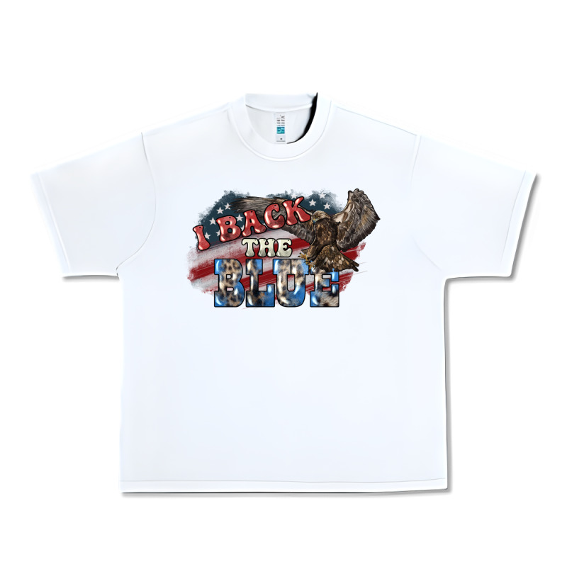I Back The Blue Eagle Urban Heavy Tee by NancyCooperArtShop | Teevron