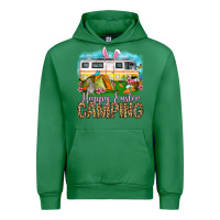 Emerald Happy Easter camping Urban Hoodie - OliviaCreatesArt