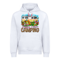 White Happy Easter camping Urban Hoodie - OliviaCreatesArt