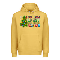 Antique Gold Christmas light are my favorite color Premium Hoodie - NancyCooperArtShop