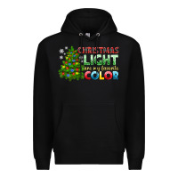 Black Christmas light are my favorite color Premium Hoodie - NancyCooperArtShop