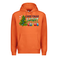 Carrot Christmas light are my favorite color Premium Hoodie - NancyCooperArtShop