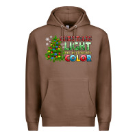 Chestnut Christmas light are my favorite color Premium Hoodie - NancyCooperArtShop
