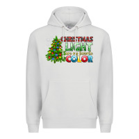 Dove Grey Christmas light are my favorite color Premium Hoodie - NancyCooperArtShop