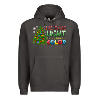 Smoke Christmas light are my favorite color Premium Hoodie - NancyCooperArtShop