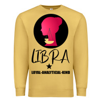 Antique Gold Libra Zodiac Sign Horoscope Birth Gift Girl Premium Sweatshirt - Bettercallsaul