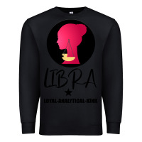 Black Libra Zodiac Sign Horoscope Birth Gift Girl Premium Sweatshirt - Bettercallsaul